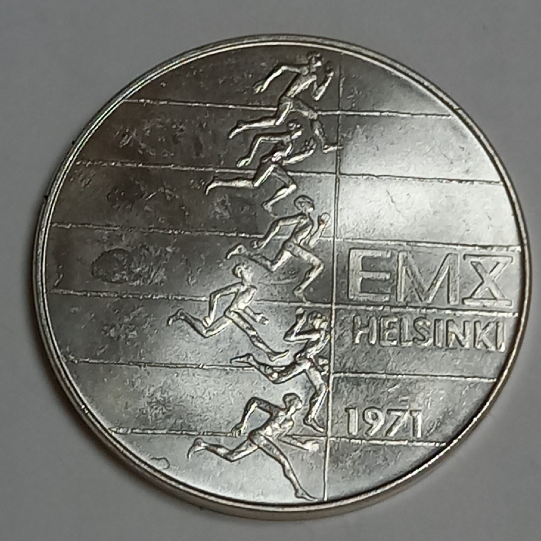 フィンランド　10マラッカ　銀貨　1971年 エンタメ/ホビーの美術品/アンティーク(その他)の商品写真