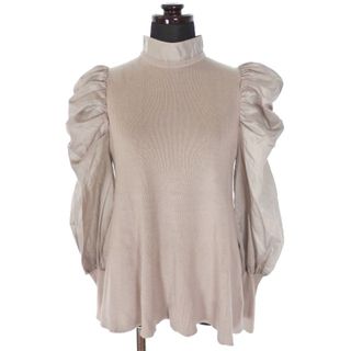 SNIDEL - スナイデル snidel 21SS スリーブボリュームフレアニット