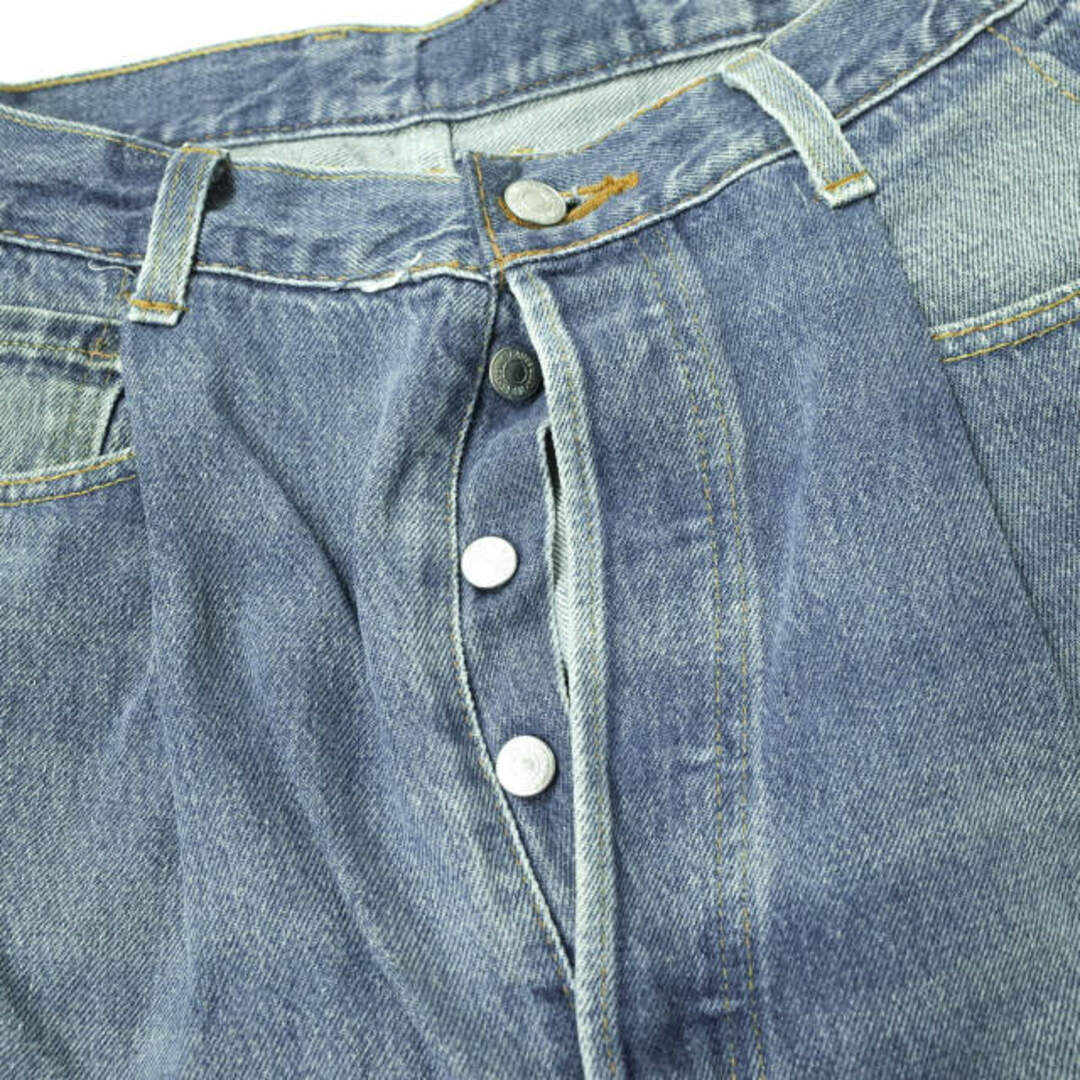 HED MAYNER ヘドメイナー PLEATED DENIM Levi's再構築 プリーツデニム