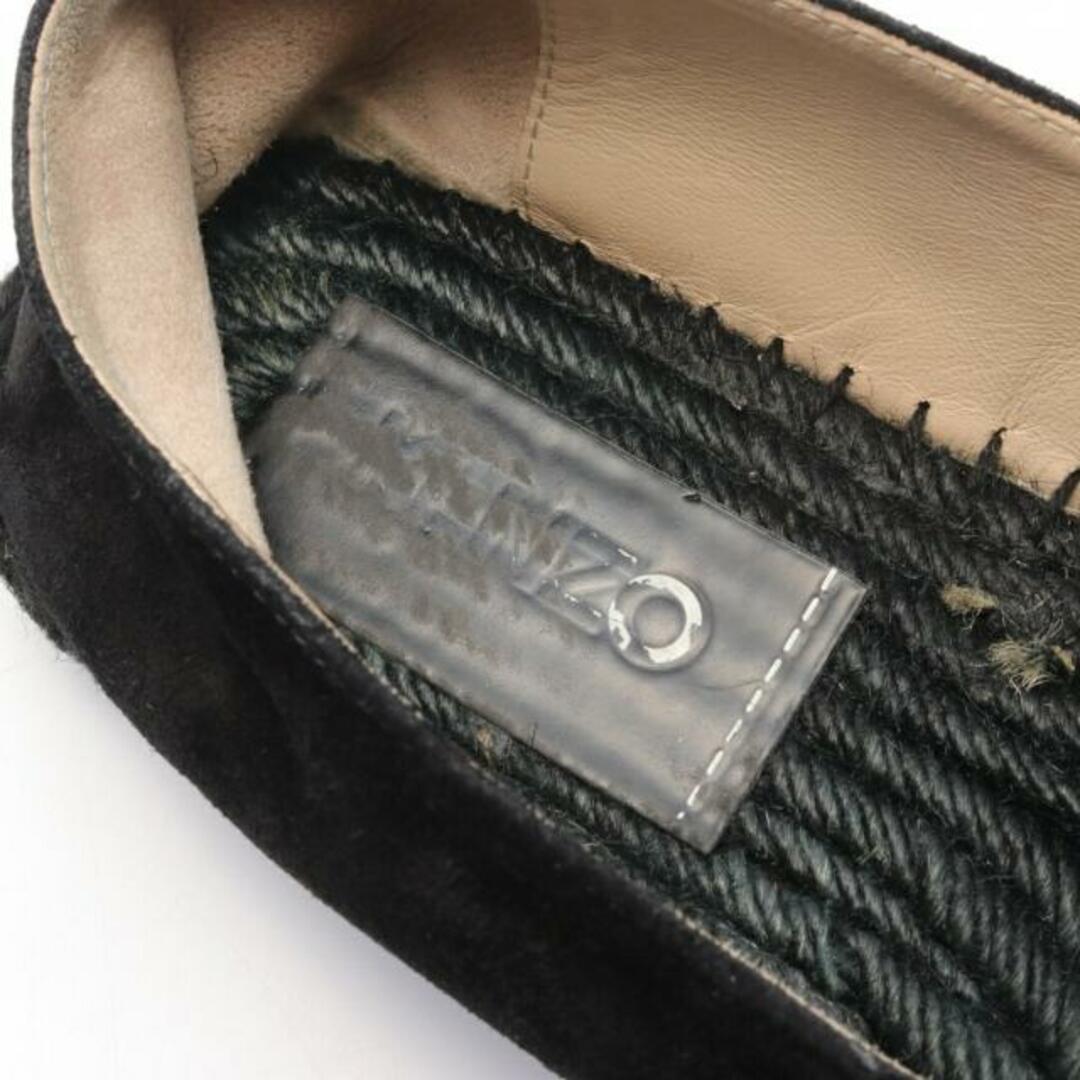 KENZO(ケンゾー)のタイガー エスパドリーユ スリッポン スエード ブラック ジュート メンズの靴/シューズ(スリッポン/モカシン)の商品写真