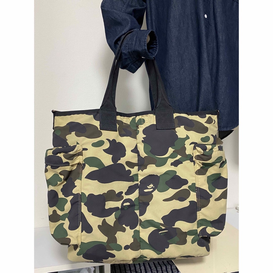 PORTER/2way/ショルダー/トートバッグ/エイプ/BAPE/迷彩/コラボ