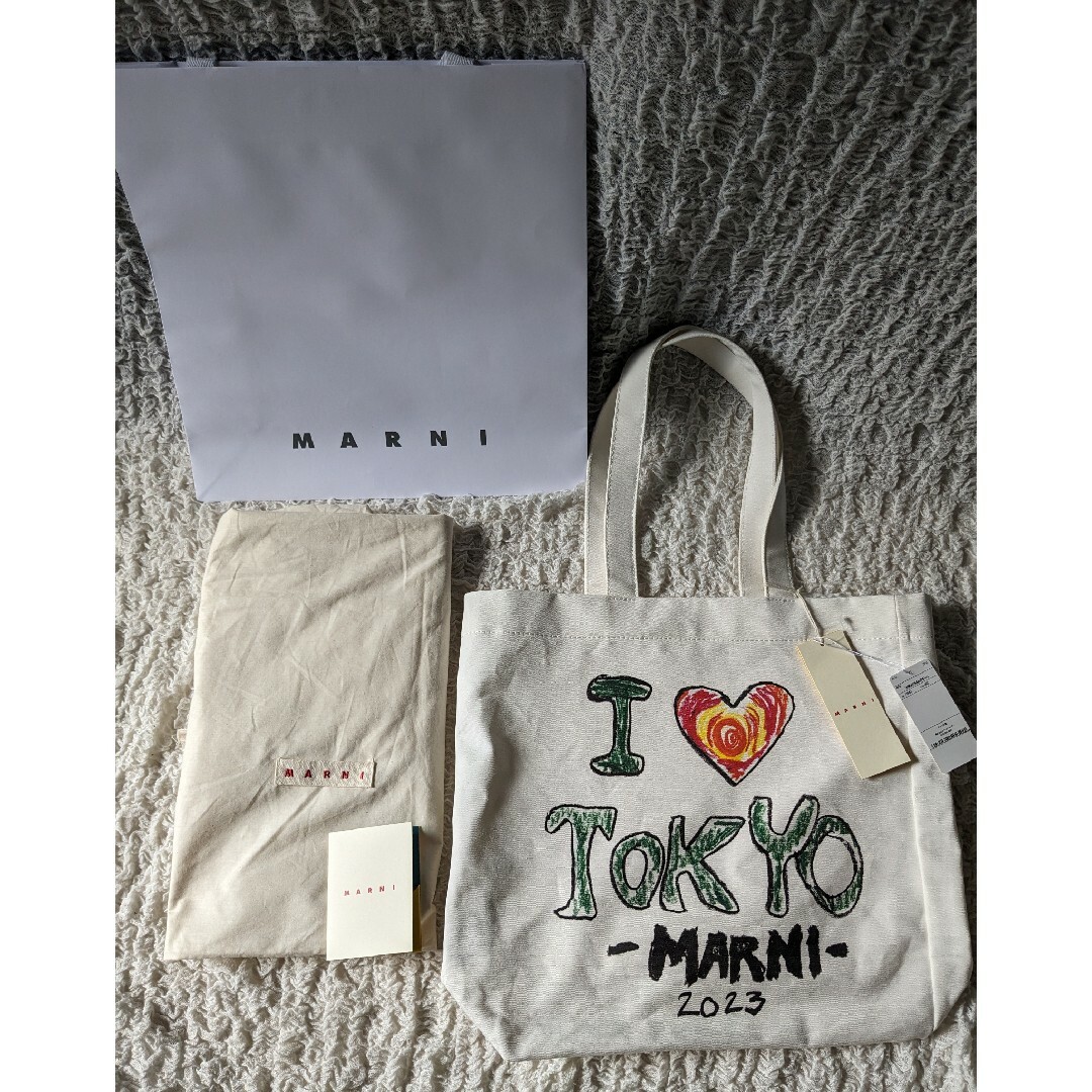 Marni(マルニ)のMARNI マルニ●2023年日本限定 東京コレクション コットンバッグ●新品 レディースのバッグ(トートバッグ)の商品写真