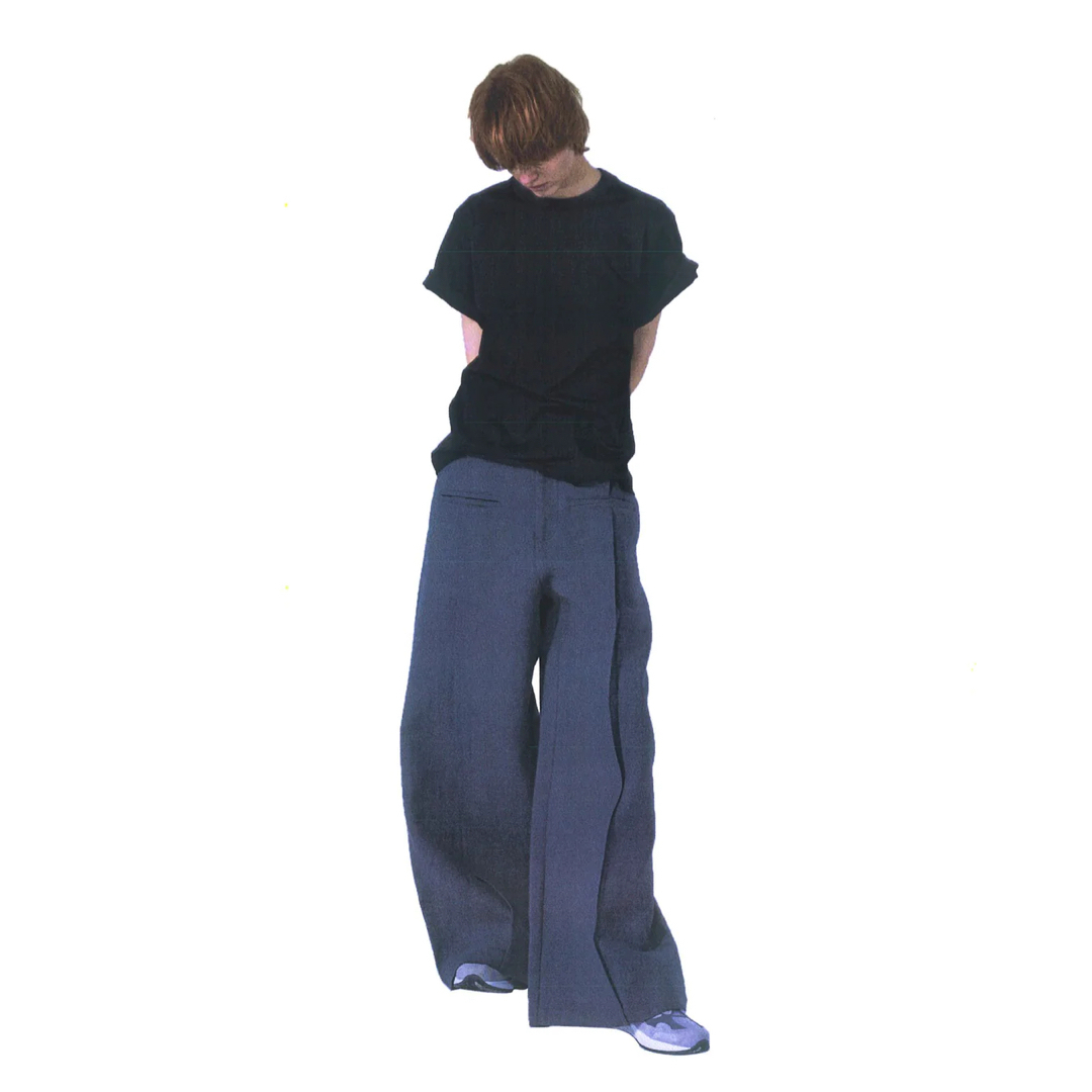 fax copy express WIDE-LEG SUIT PANTS