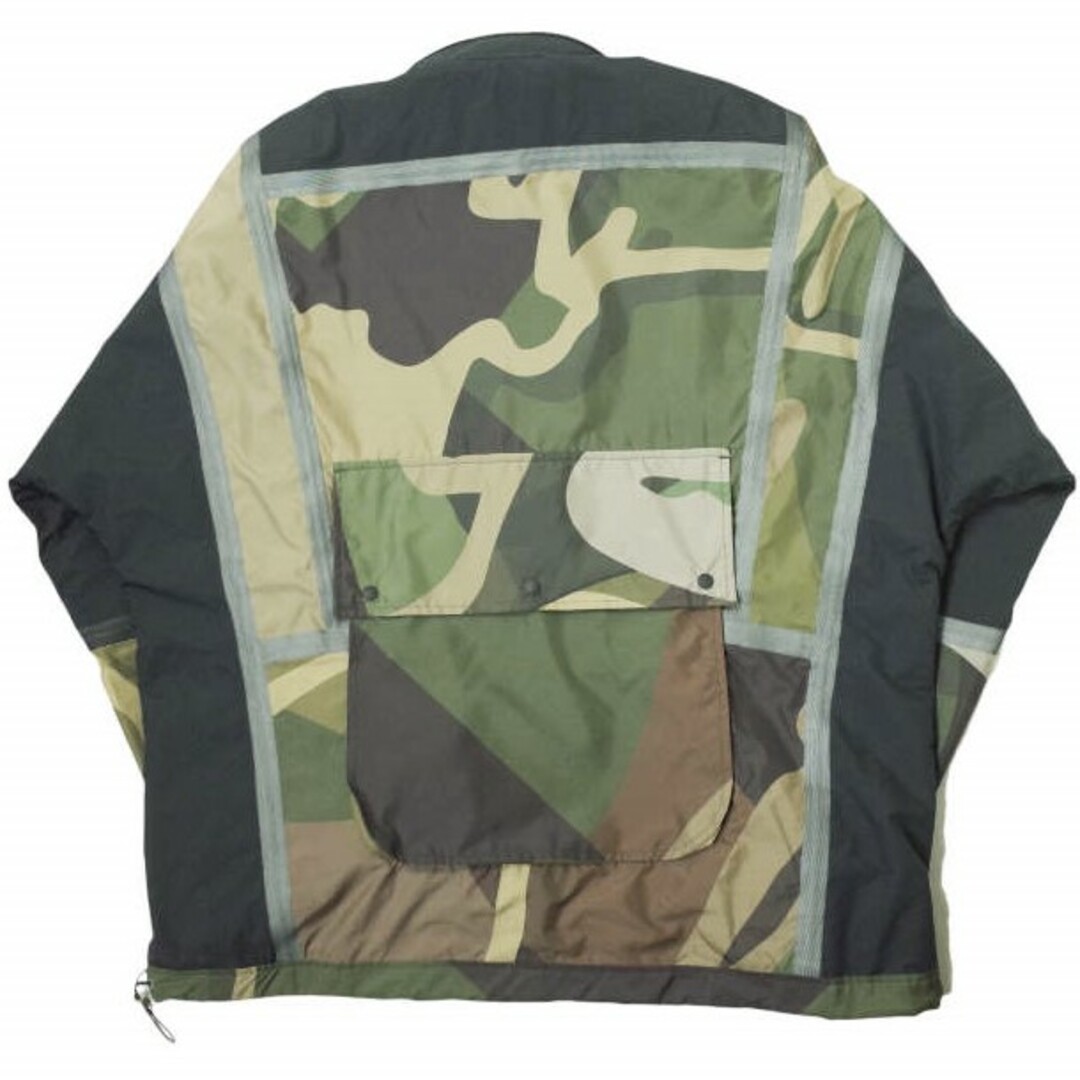 sacai x KAWS サカイ カウズ 21AW 別注 日本製 Print Blouson プリントフーデッドブルゾン 21-02563M 3 カモフラージュ ジャケット マウンテンパーカー アウター【sacai × KAWS】