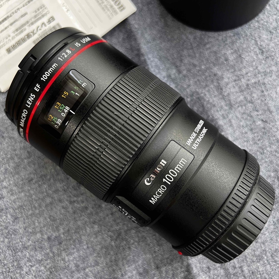 Canon - Canon EF100mm f/2.8L Macro IS USM 美品・付属完の通販 by