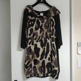 ウィークエンドマックスマーラ(Weekend Max Mara)のウィークエンド MAXma-raレオパード柄ワンピース(ひざ丈ワンピース)