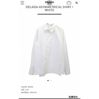 DELADA アシンメトリーシャツ