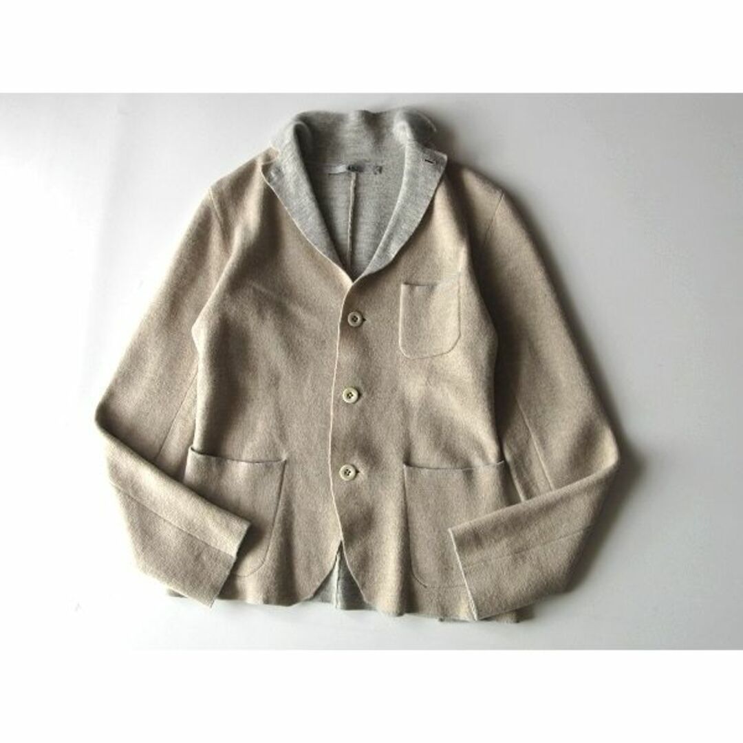 45rpm☆ポンチ編みウールカシュクールジャケット