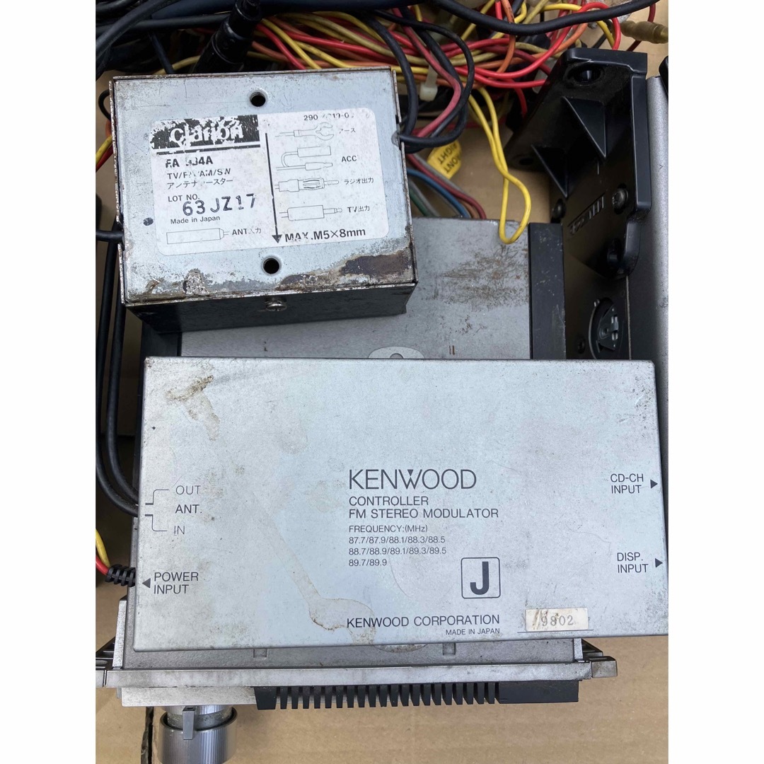 KENWOOD - ケンウッド カーオーディオ 旧車 当時物 カセット・CD KENWOOD - ケンウッド カーオーディオ 旧車 当時物 カセット・CD