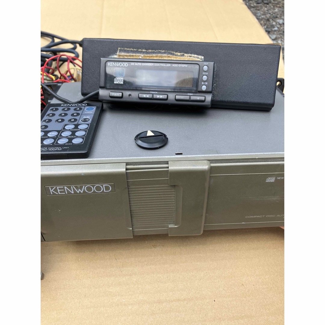 KENWOOD - ケンウッド カーオーディオ 旧車 当時物 カセット・CD KENWOOD - ケンウッド カーオーディオ 旧車 当時物 カセット・CD