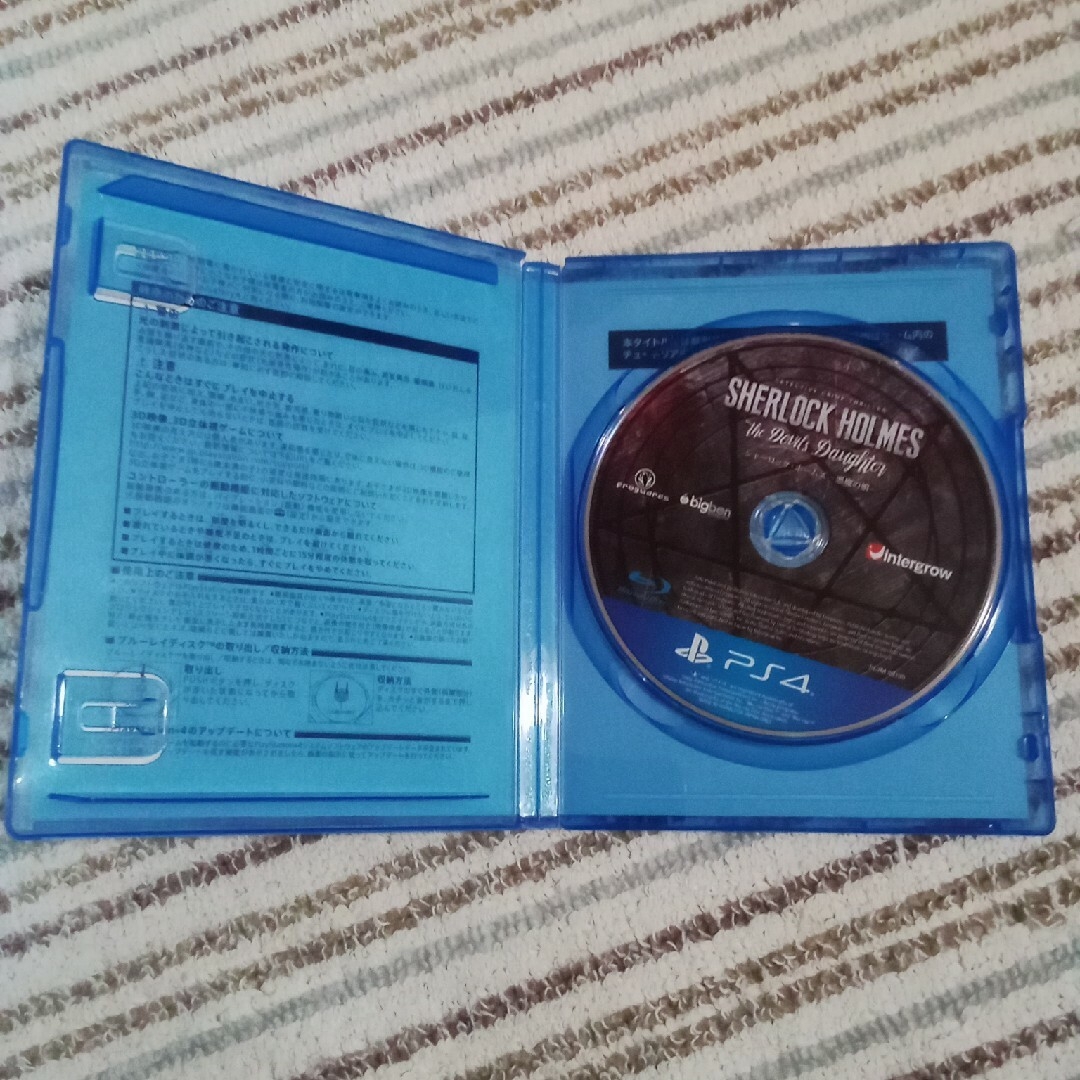 シャーロック・ホームズ-悪魔の娘- PS4 エンタメ/ホビーのゲームソフト/ゲーム機本体(家庭用ゲームソフト)の商品写真