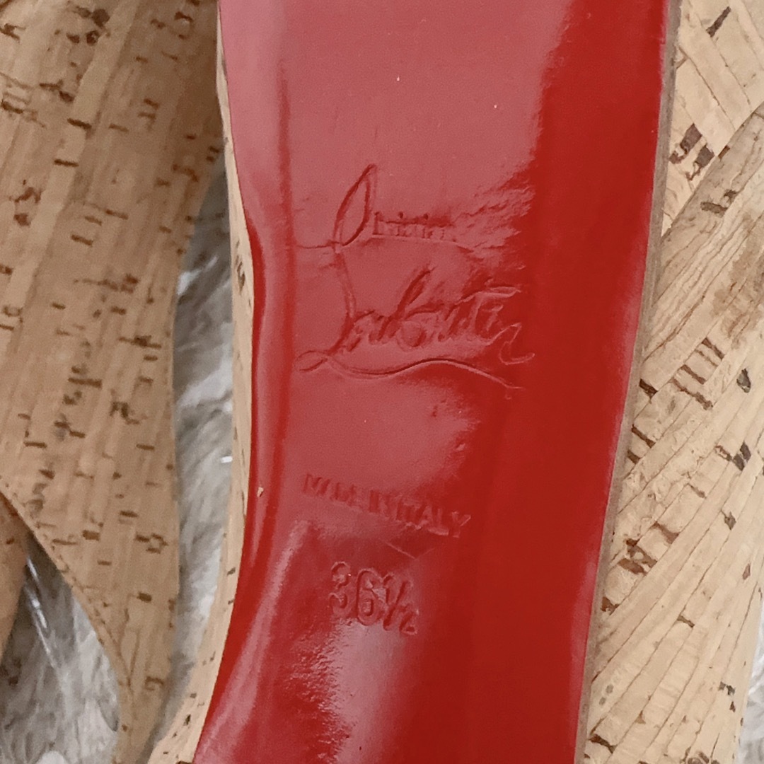 Christian Louboutin(クリスチャンルブタン)のクリスチャンルブタン　ハイヒール　パンプス　サンダル　ピンヒール　靴　美品 レディースの靴/シューズ(ハイヒール/パンプス)の商品写真