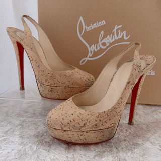 ルブタン(Christian Louboutin) ストラップパンプス ハイヒール 