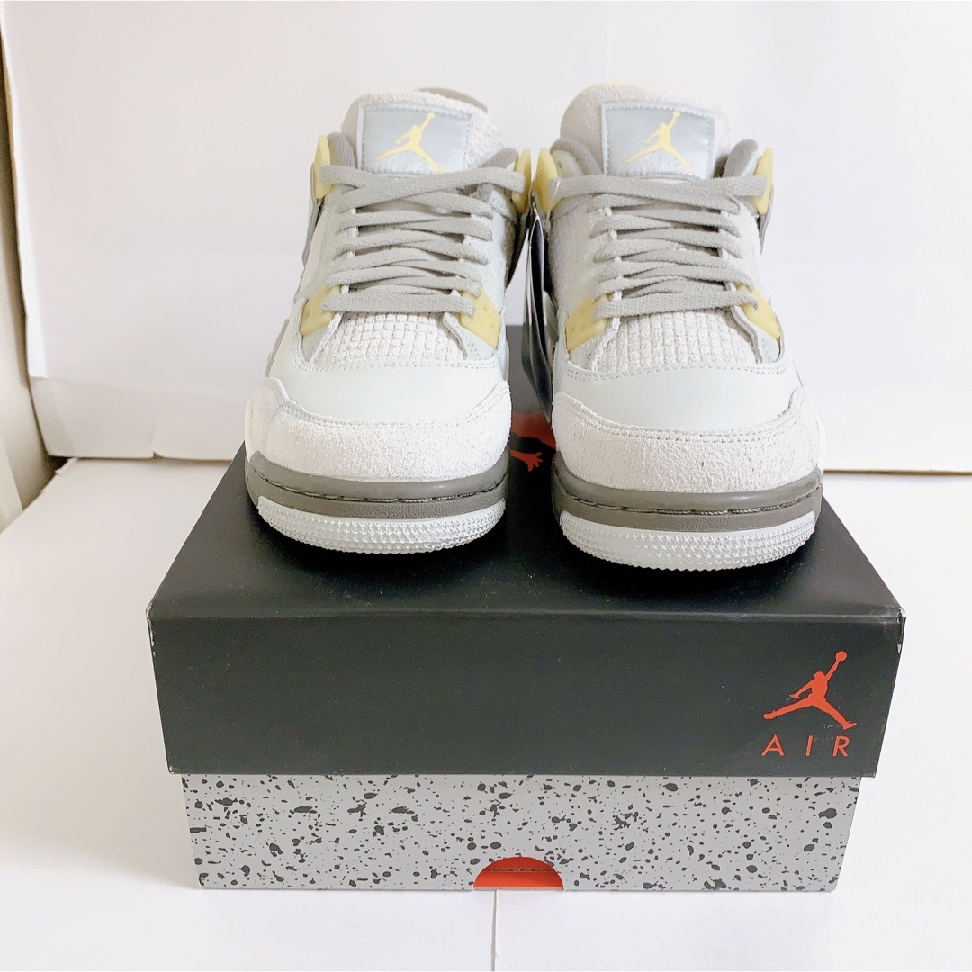 25cm ナイキ エアジョーダン4 クラフト グレー Air Jordan 4