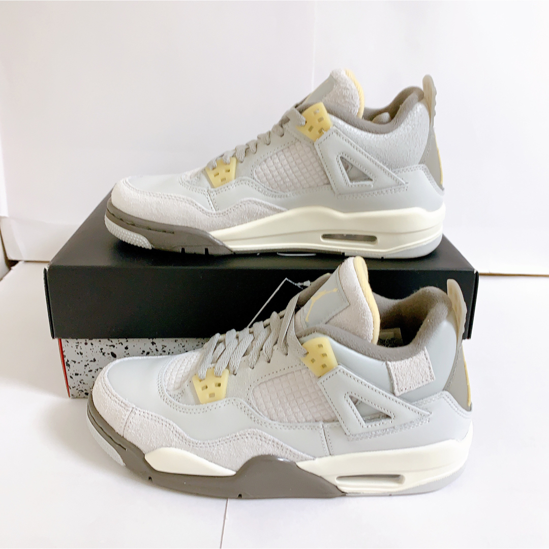 25cm ナイキ エアジョーダン4 クラフト グレー Air Jordan 4