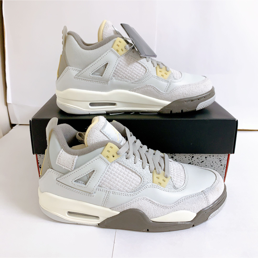 25cm ナイキ エアジョーダン4 クラフト グレー Air Jordan 4-