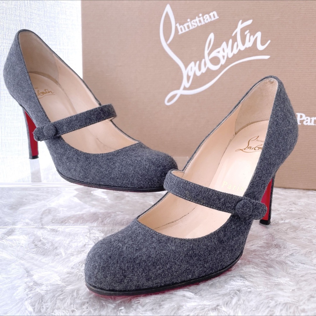 Christian Louboutin - ルブタン ストラップ ポイントトゥ ハイヒール ...