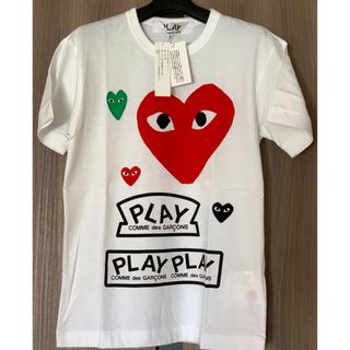 コムデギャルソン(COMME des GARCONS)のコムデギャルソンPLAY赤ハートTシャツ(Tシャツ/カットソー(半袖/袖なし))