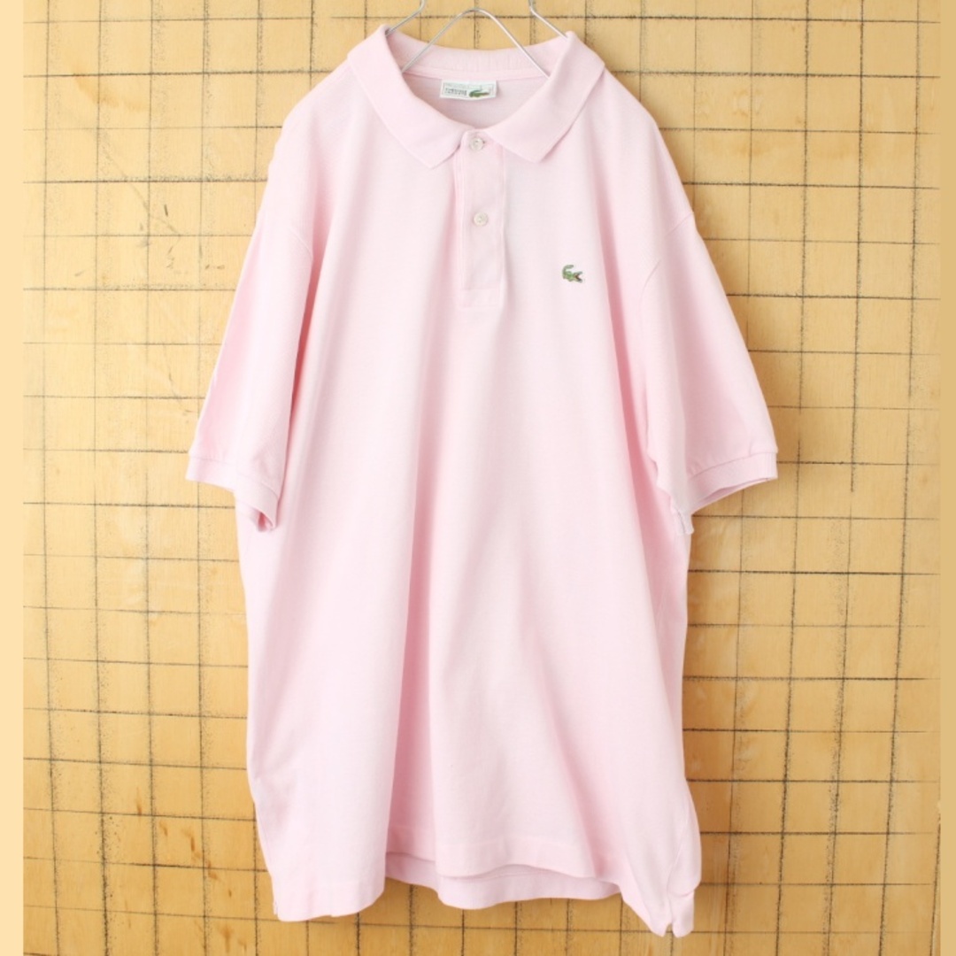 LACOSTE - 70s 80s フランス製 フレンチラコステ半袖 ポロシャツ