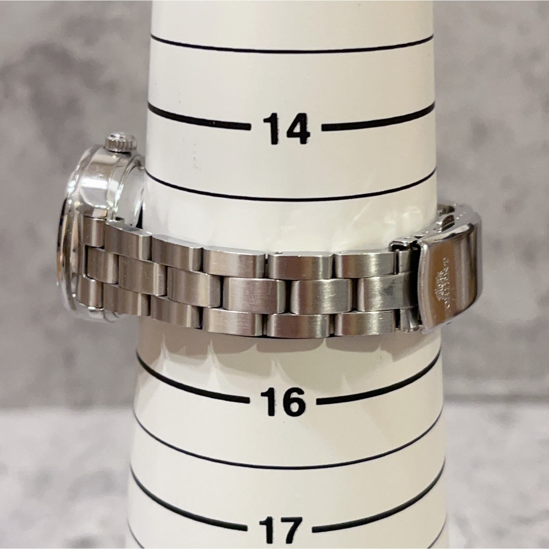 希少 美品 ORIENT オリエントER02 ホワイト レインボー 虹 自動巻