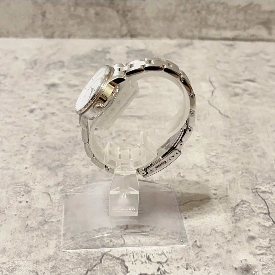 希少 美品 ORIENT オリエントER02 ホワイト レインボー 虹 自動巻