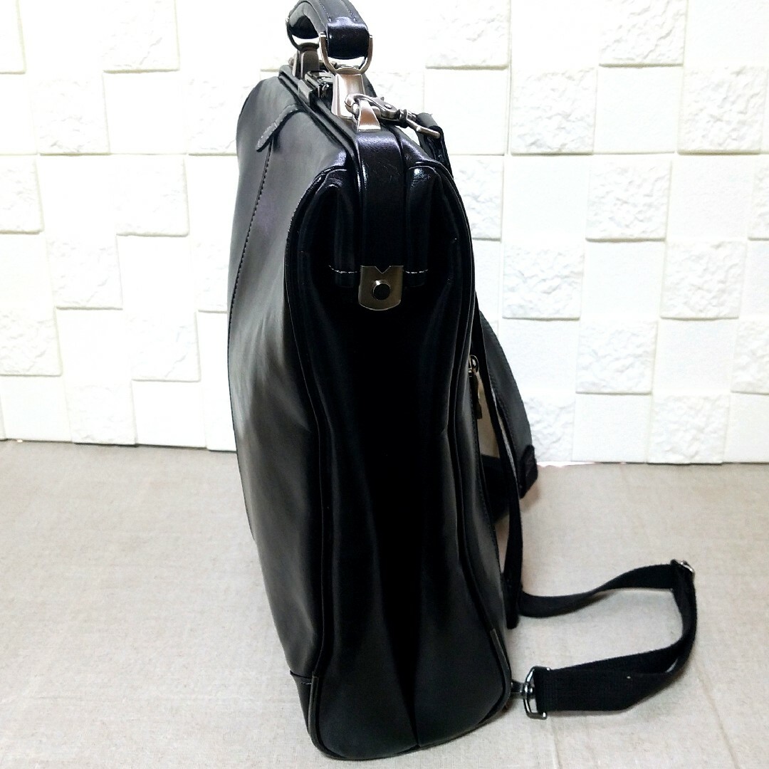 極美品】EVERWIN エバウィン ビジネスバッグ リュック 3way 鍵つき-