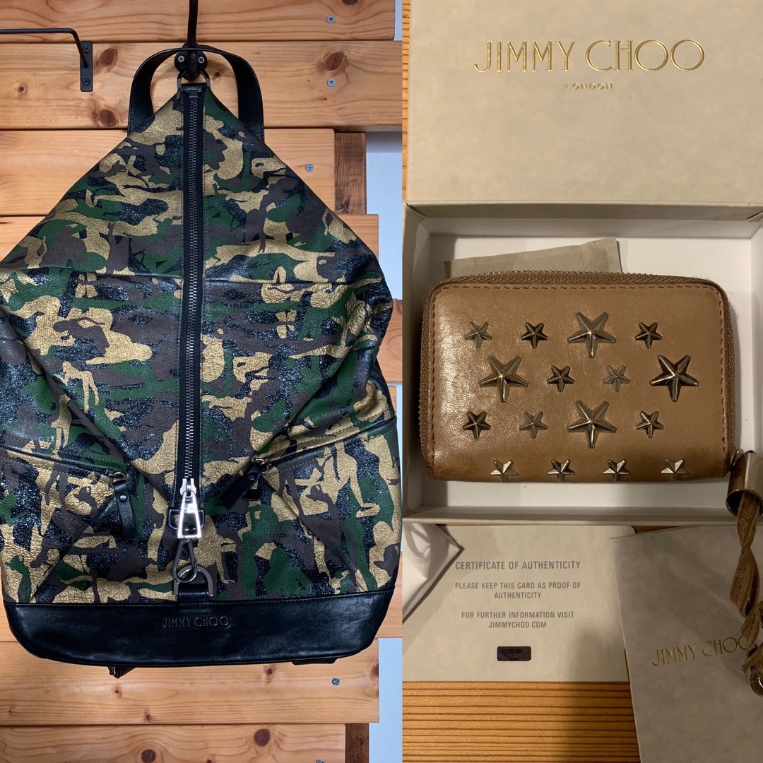 希少　ジミーチュウ　jimmychoo フィッツロイ　リュック  迷彩　カモ