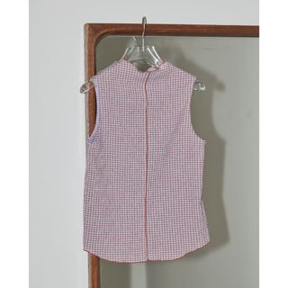 トゥデイフル(TODAYFUL)の【TODAYFUL】Shirring Check Tops(シャツ/ブラウス(半袖/袖なし))