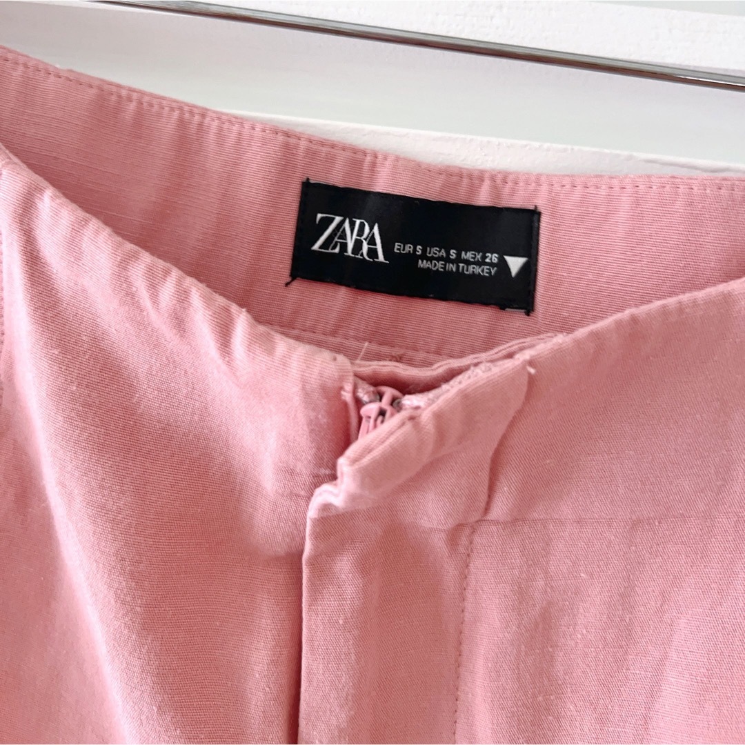 ZARA(ザラ)のZARAザラ　リネンブレンドショートパンツ レディースのパンツ(ショートパンツ)の商品写真