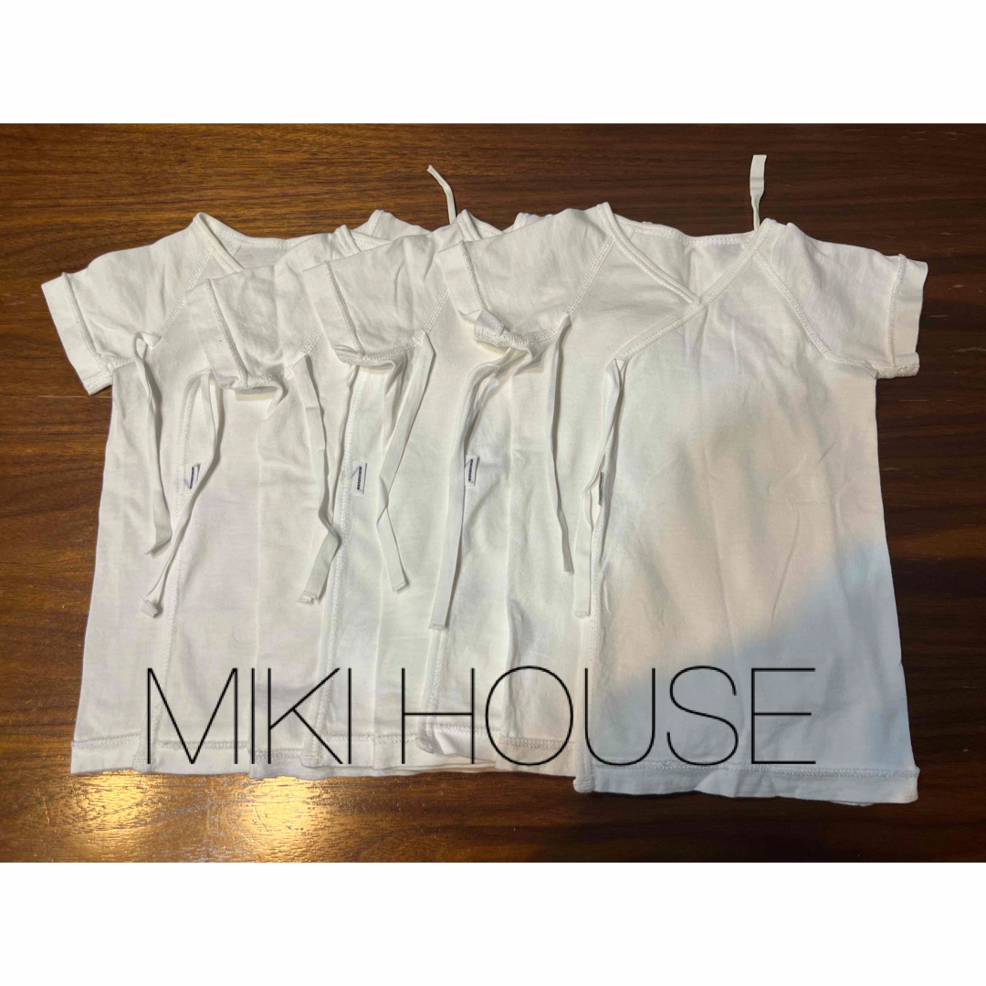 mikihouse(ミキハウス)のMIKI HOUSE単肌着 キッズ/ベビー/マタニティのベビー服(~85cm)(肌着/下着)の商品写真