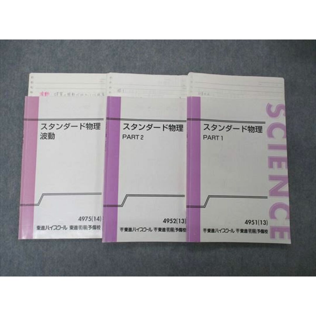 UD05-019 東進 スタンダード物理 PART1/2/波動 テキスト 2013/2014 計3冊 山口健一 20S0D