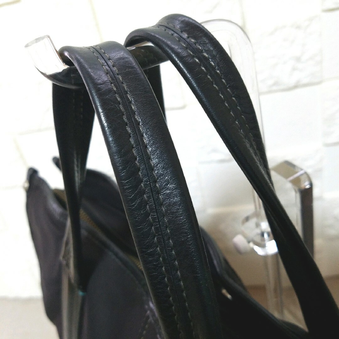 Paul Smith(ポールスミス)の【美品】ポールスミス ビジネスバッグ トートバッグ ナイロン レザー ブラック メンズのバッグ(ビジネスバッグ)の商品写真