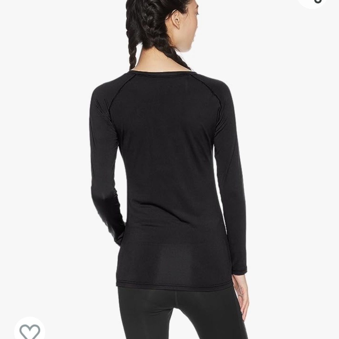MIZUNO(ミズノ)の新品！(ミズノ)MIZUNO 女性用アンダーウェア ブラック S レディースのトップス(Tシャツ(長袖/七分))の商品写真