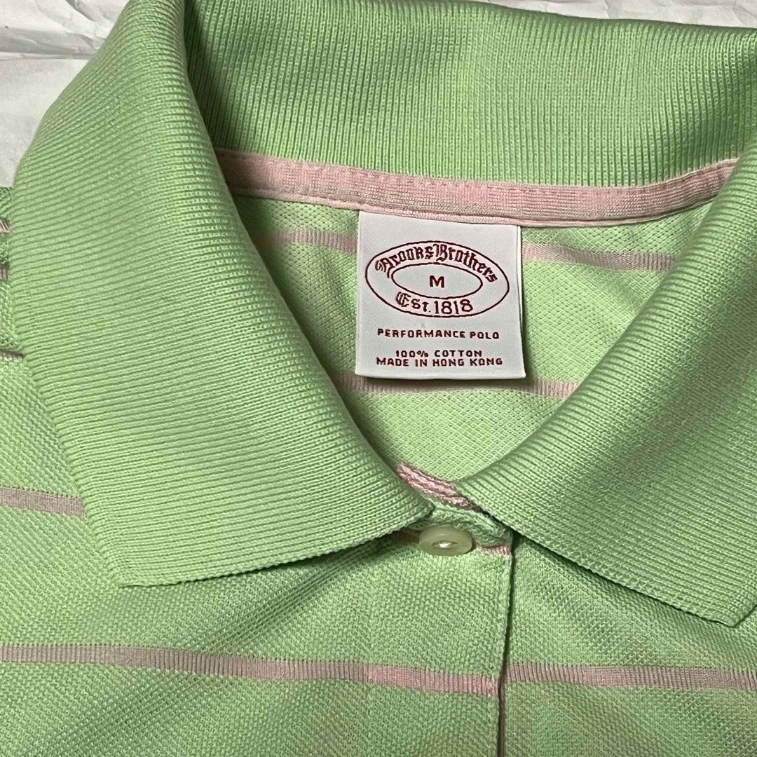 BROOKS BROTHERS レディース ポロシャツ コットン サイズM  レディースのトップス(ポロシャツ)の商品写真