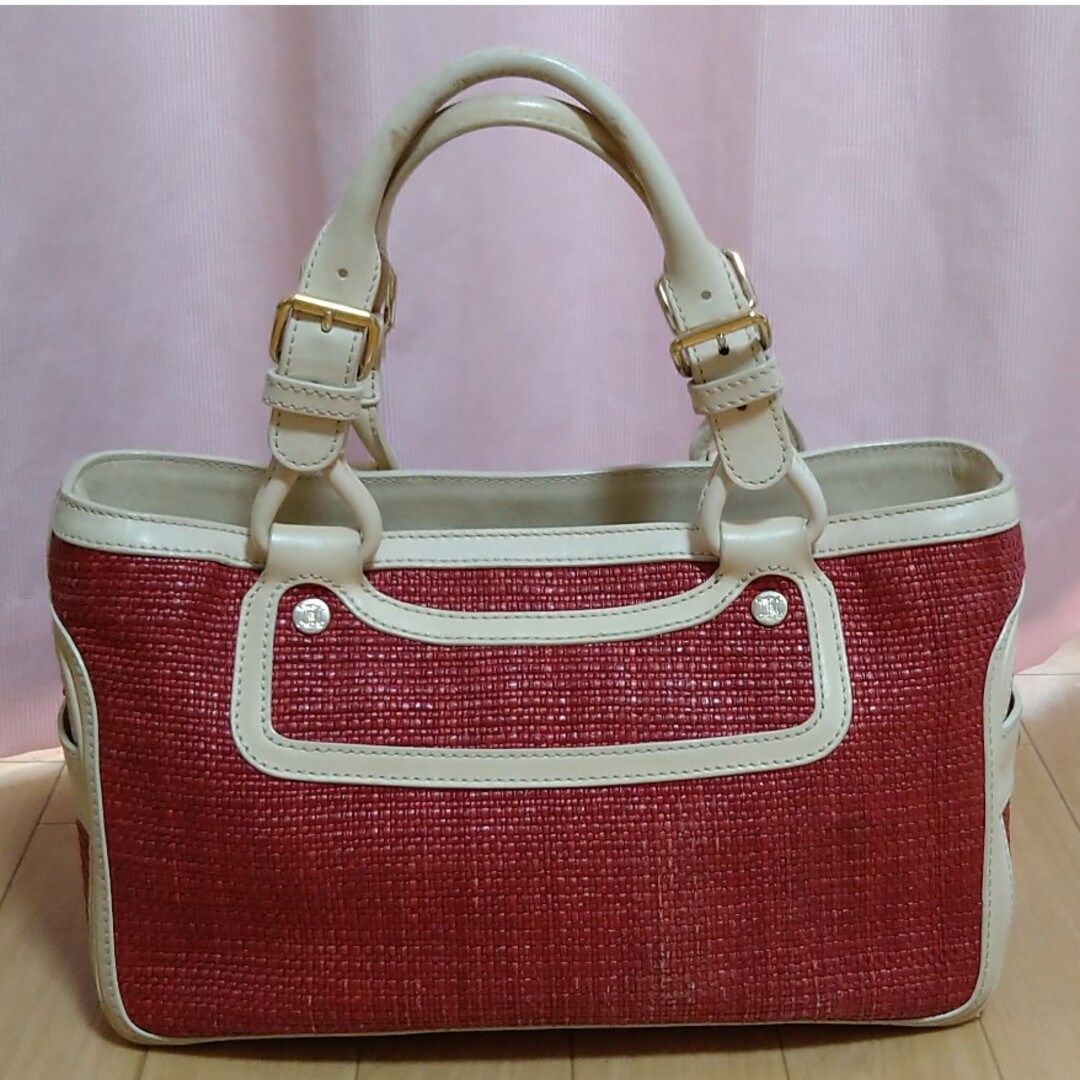美品 セリーヌブギーバック 赤 レッド-
