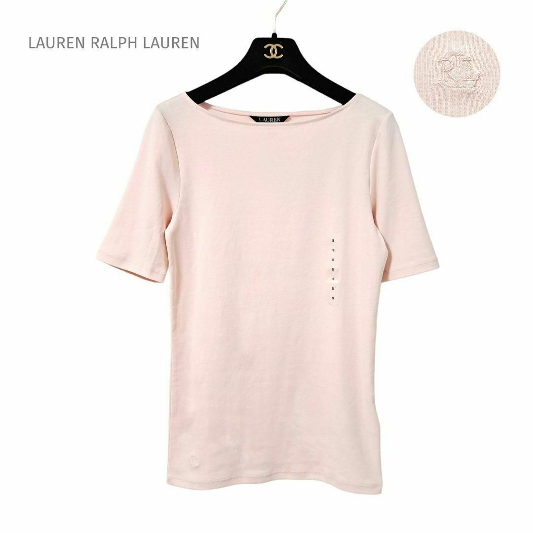 新品タグ付き ローレンラルフローレン Tシャツ カットソー 半袖 ピンク S
