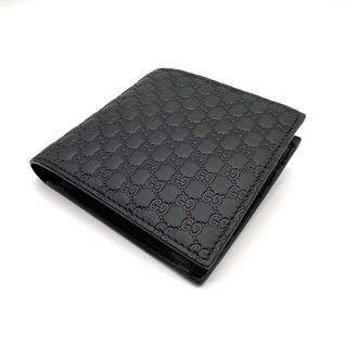 グッチ(Gucci)の【極上美品】GUCCI グッチ マイクロシマ アウトレット品 二つ折り財布(折り財布)