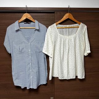 ムジルシリョウヒン(MUJI (無印良品))のシャツ・ブラウス♡2枚セット(シャツ/ブラウス(長袖/七分))