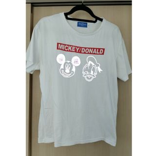 ディズニーリゾート　トリックTシャツ　ミッキードナルド　サイズM　TDL TDS(Tシャツ/カットソー(半袖/袖なし))