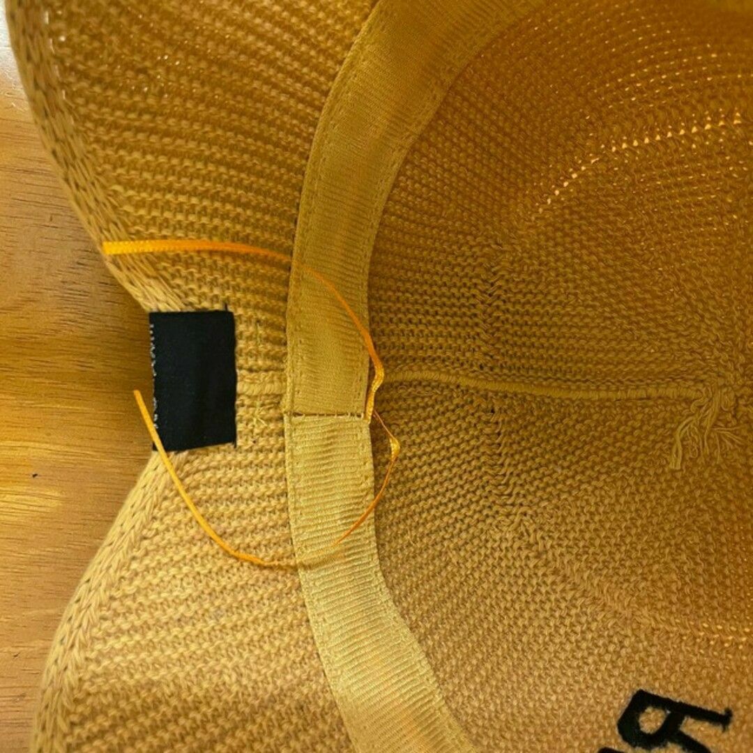 最新！流行　ストローハット　バッグリボン　カラーセレクト可能！　麦わら帽子！ レディースの帽子(麦わら帽子/ストローハット)の商品写真