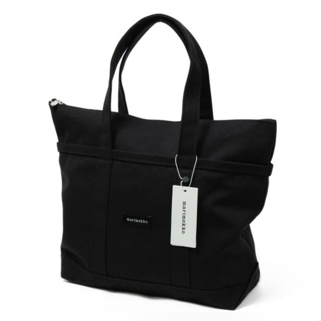 【新品未使用】 マリメッコ Marimekko トートバッグ ハンドバッグ UUSI MINI MATKURI BAG コットン BLACK ブラック 040864