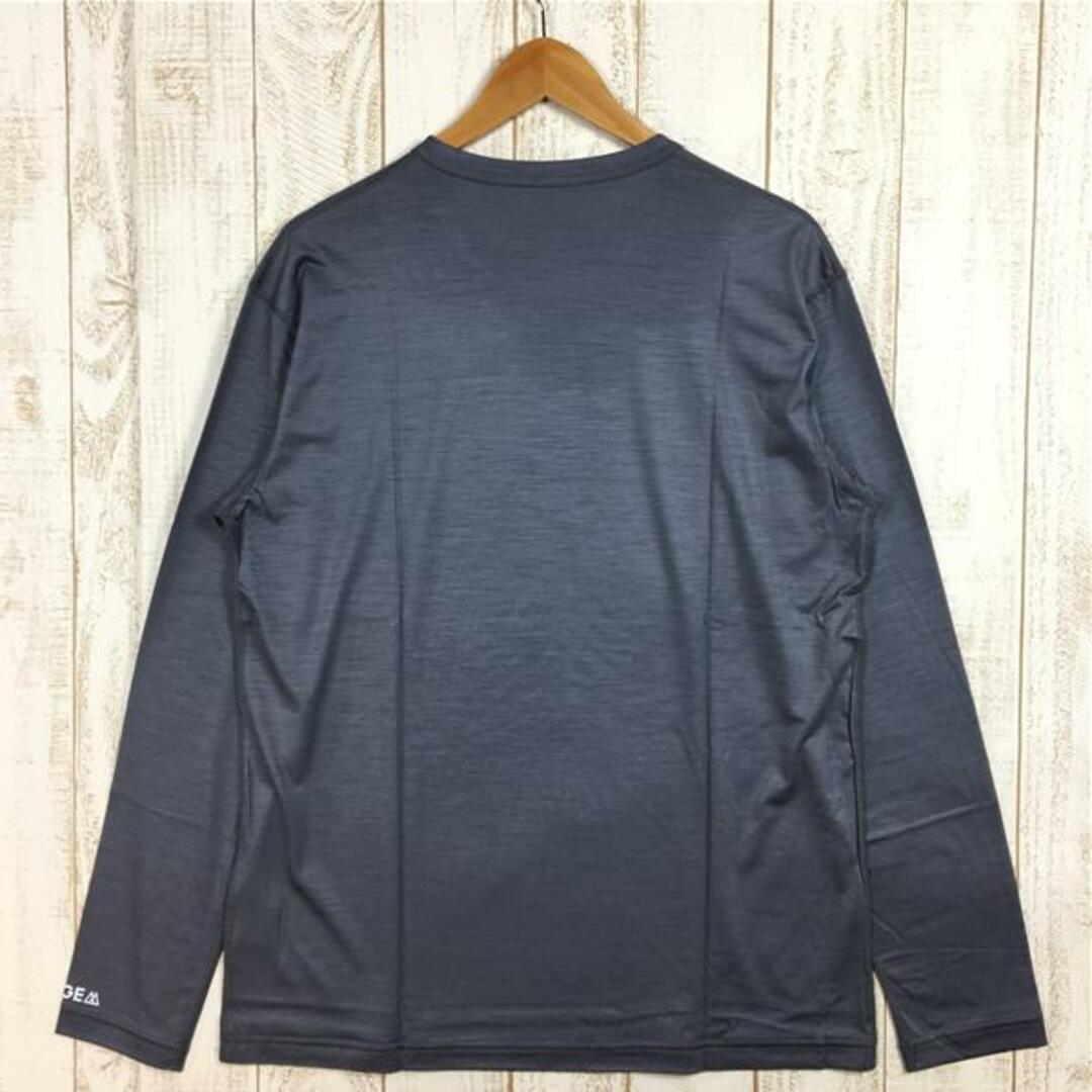 MENs M  リッジマウンテンギア メリノ ベーシック Tシャツ ロングスリーブ Merino Basic Tee Long Sleeve メリノウール クルーネック RIDGE MOUNTAIN GEAR Steel Grey グレー系 メンズのメンズ その他(その他)の商品写真