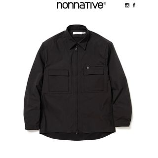 ノンネイティブ(nonnative)のnonnative EXPLORER SHIRTJACKET Pliantex黒(シャツ)