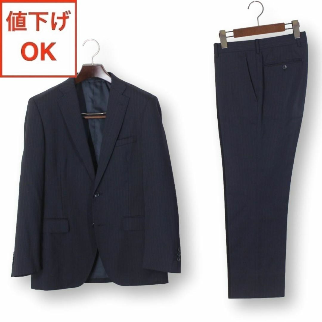 07【美品】リトルノ RITORNO スーツ YA5 メンズ スリム体 M 濃紺