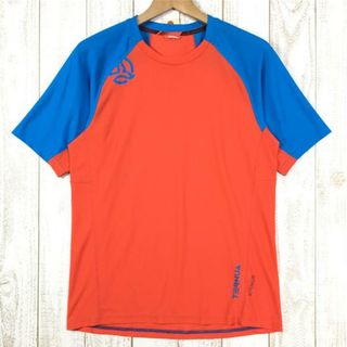 MENs M  テルヌア CAMISETA REDLINE クルーネック ショートスリーブ Tシャツ Adrenalite TERNUA 1207471 2101 ORANGE RED オレンジ系(その他)