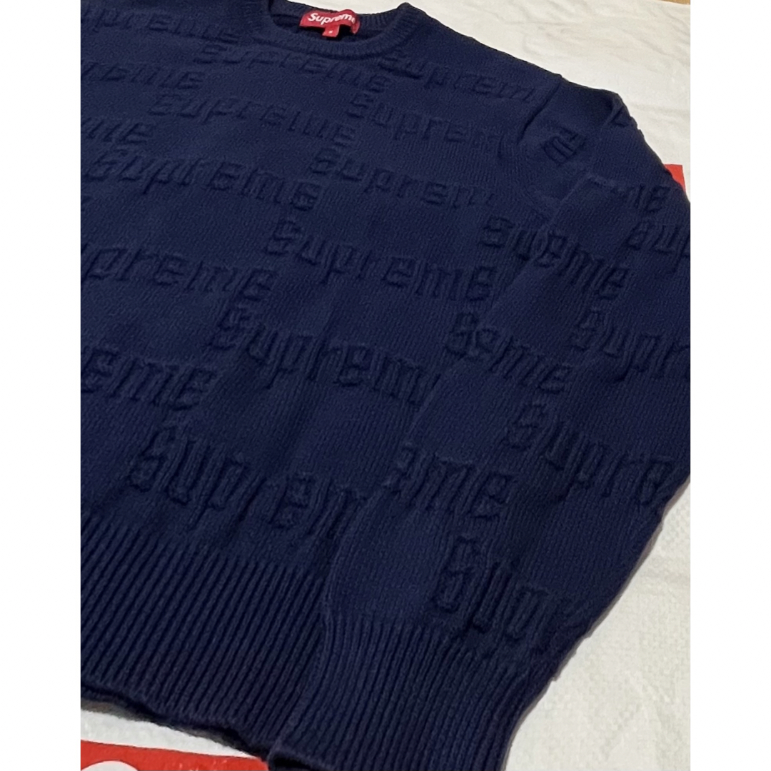 Supreme シュプリーム Raised Logo Sweater セーター-