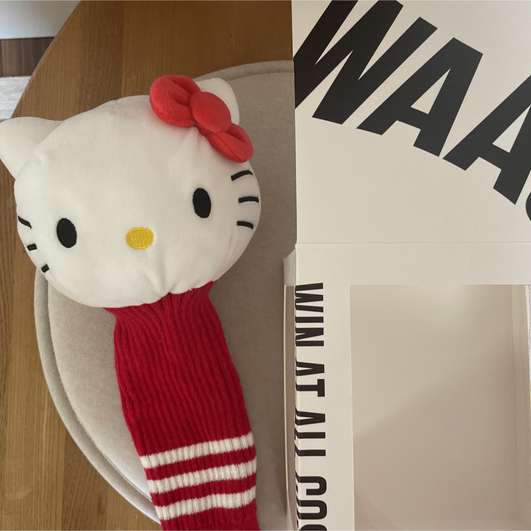 WAACワック　ハローキティコラボ  KITTY  ヘッドカバー