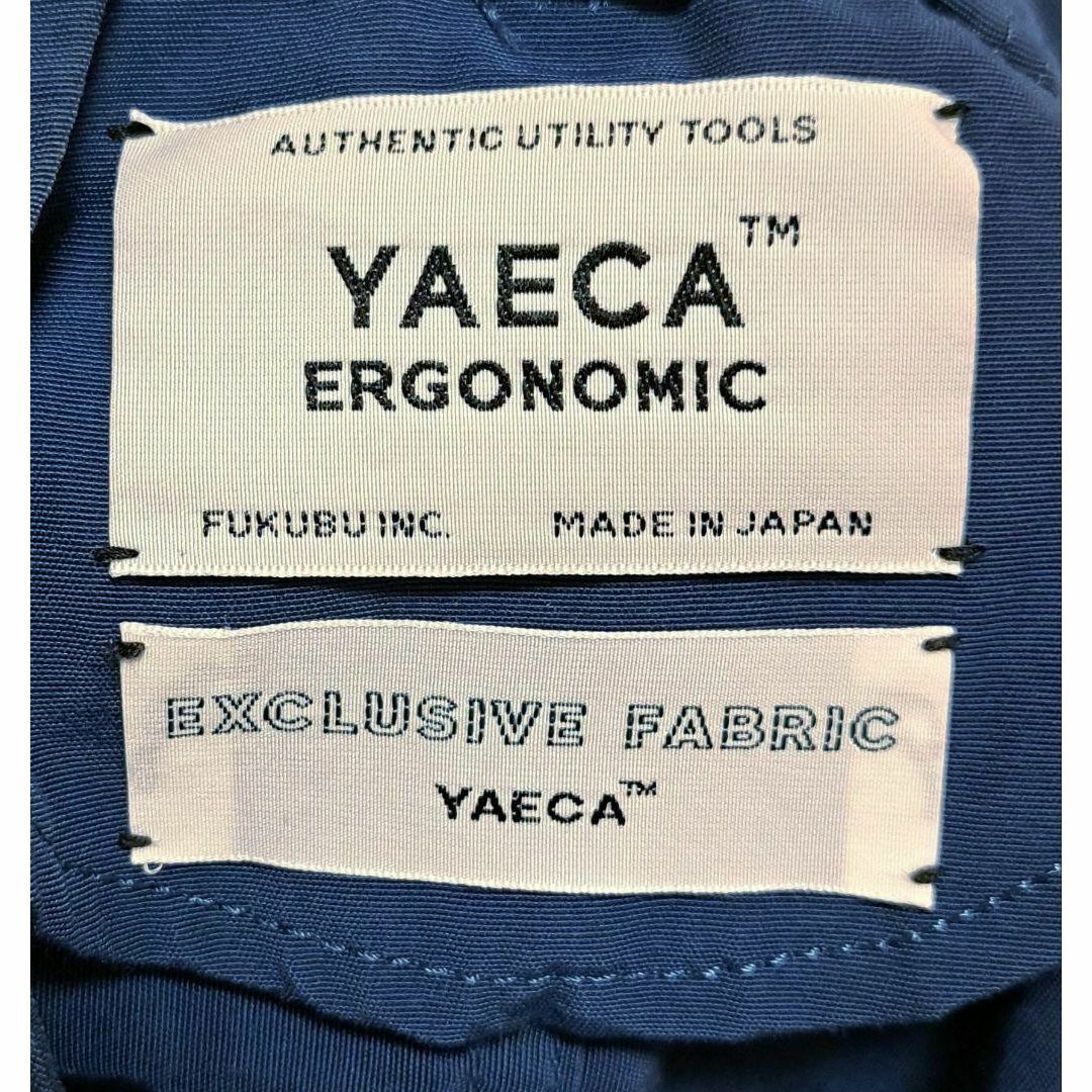 YAECA ヤエカ クロスフードシャツ マウンテンパーカー ネイビーブルー S