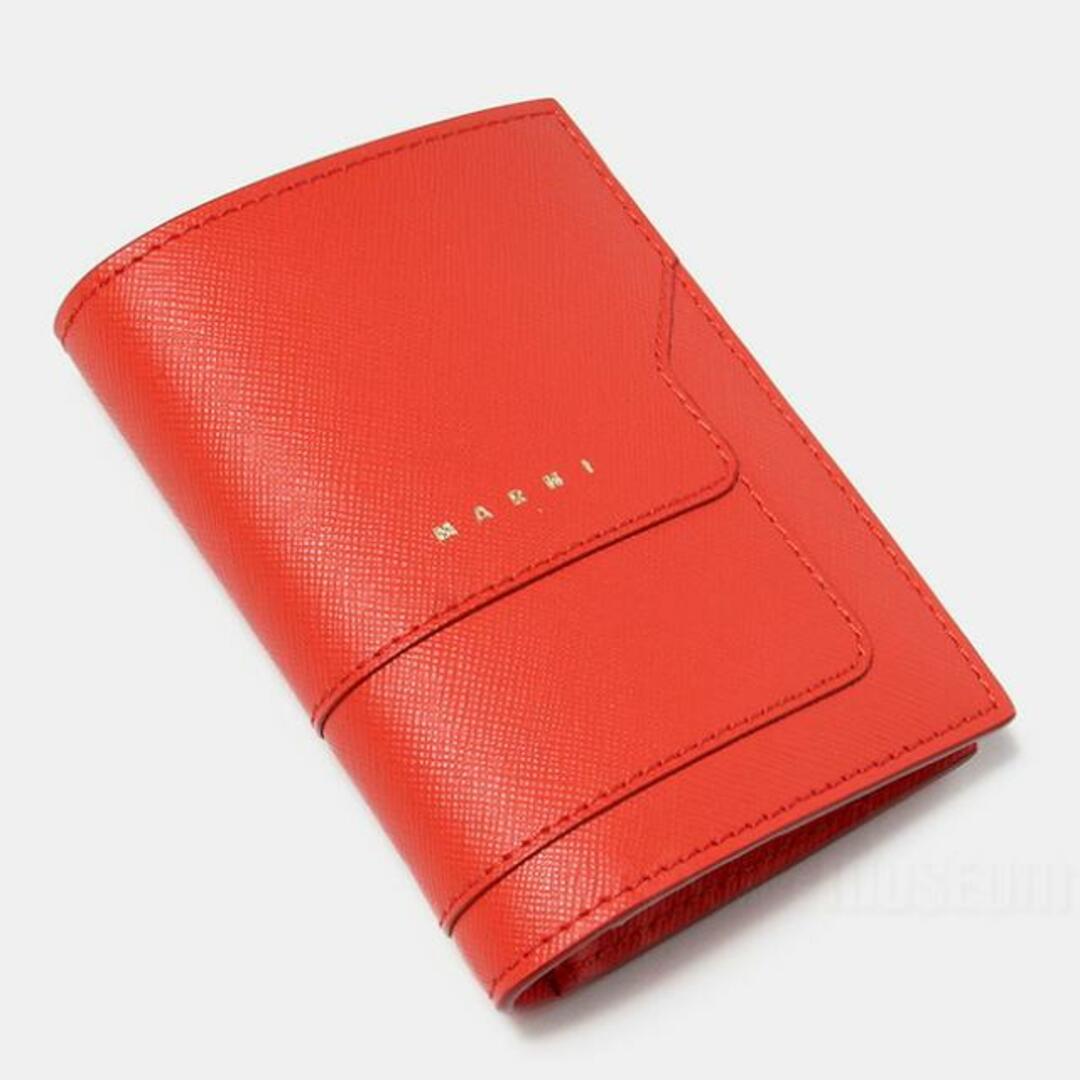 【新品未使用】 MARNI マルニ 財布 二つ折り財布 サフィアーノレザー製 ウォレット PFMOQ14U07LV520