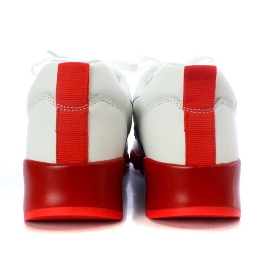 サンガッチョ にゅ～ずbe スニーカー ローカット US6 WHITE×RED